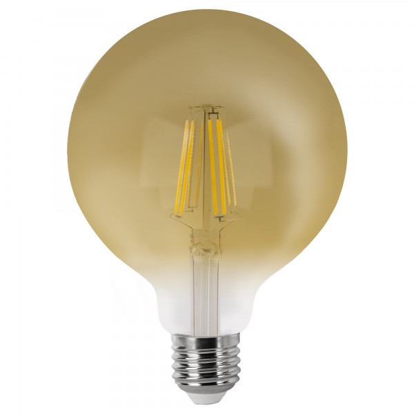 Bomb.led filam.vintage globo  g95 e27 6w (caja de 6 unidades)