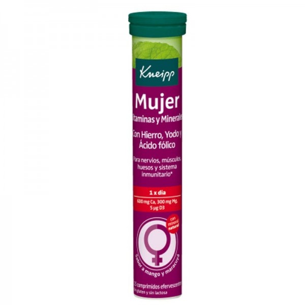 Kneipp Mujer Vitaminas y Minerales 15 Comprimidos Efervescentes
