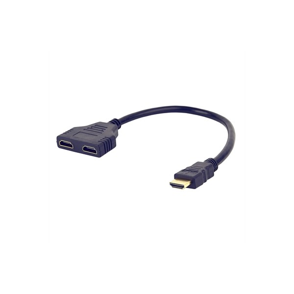 Gembird cable adaptador hdmi(m) a 2xhdmi(h) 0.2mts