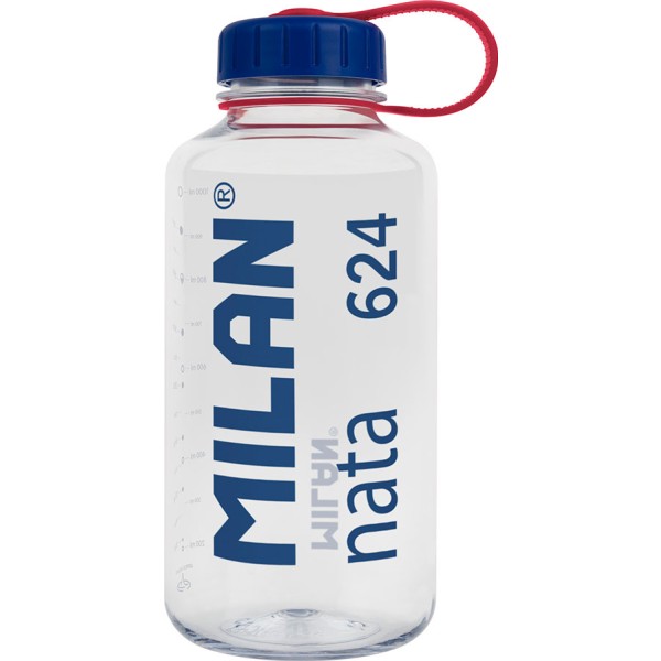 Botella de tritán 1 l " nata 624" transparente