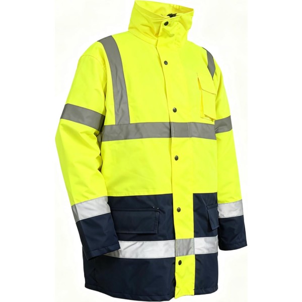 Parka reflectante amarillo t. l