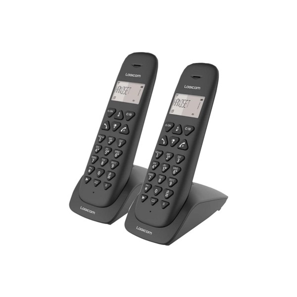 Logicom telefono dect vega 250 negro duo